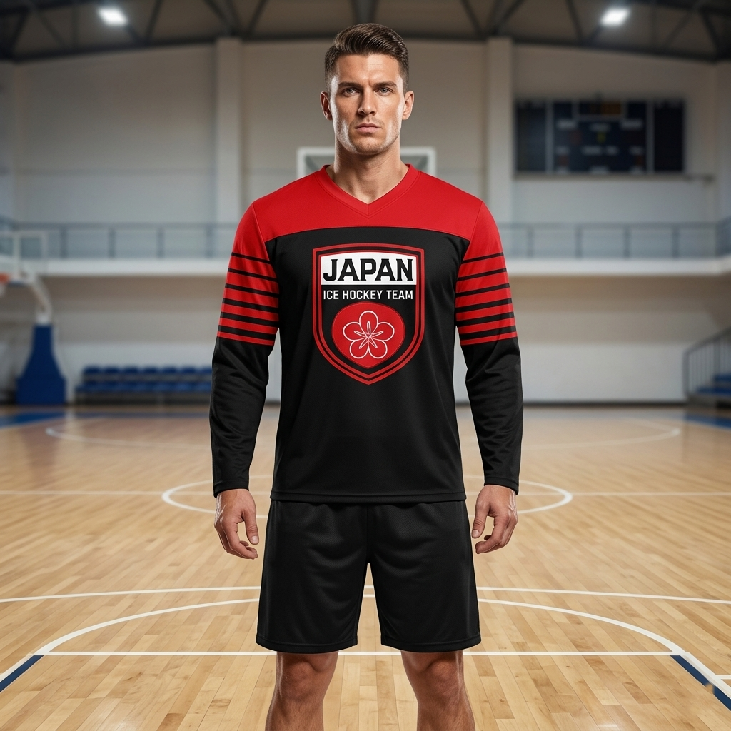 Wholesale Ice Hockey Japan Uniform