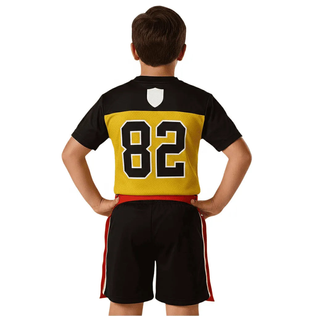 Wholesale Kids Flag Football Uniforms By SKS-Back