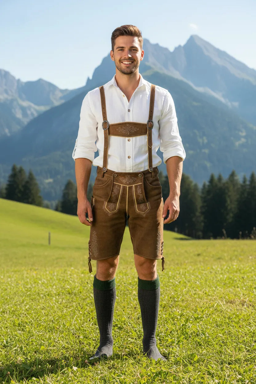 Loferl Bavarian lederhosen calf socks