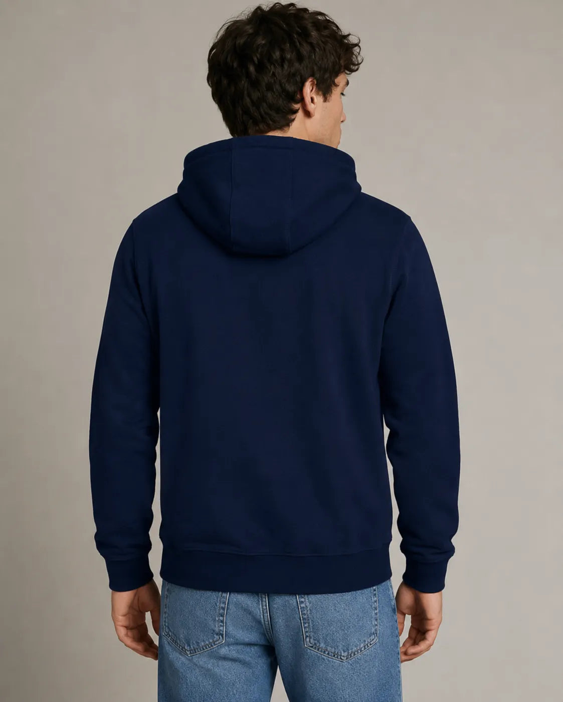 navy-blue-pullover-hoodie-front-by-SKS