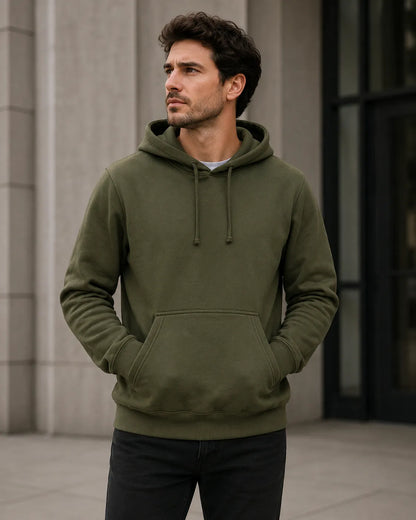 olive-green-pullover-hoodie-front-by-SKS