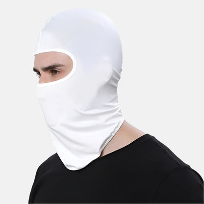 Customizable white balaclava face mask