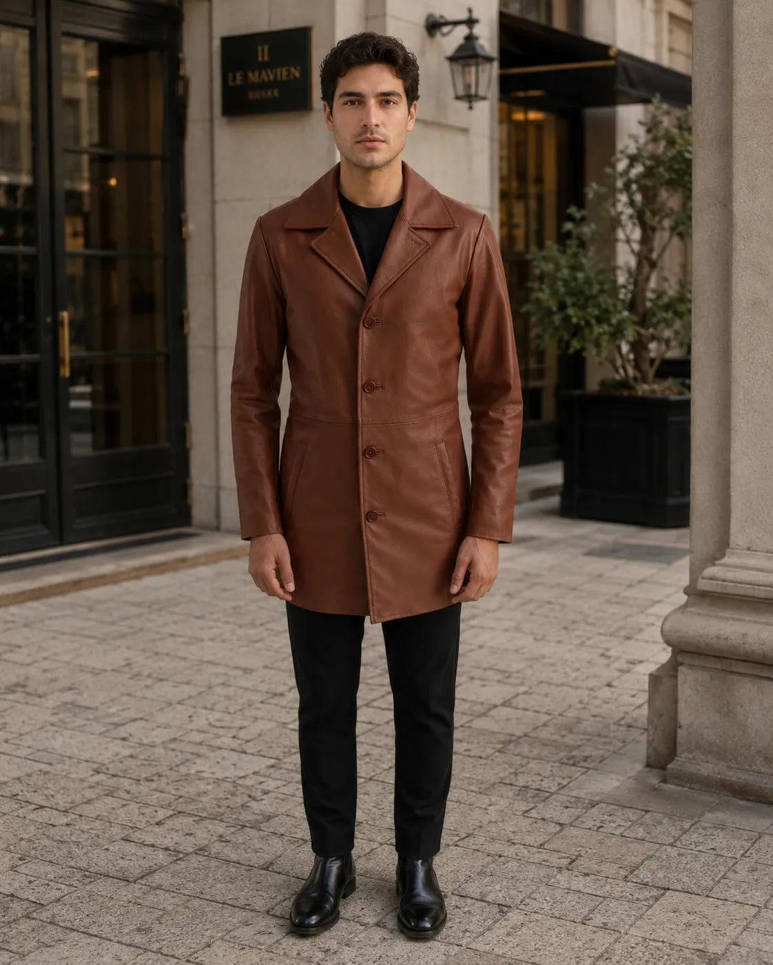 wholesale-brown-leather-coat-closed_Model