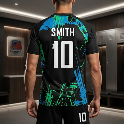 wholesale-custom-black-white-light-blue-soccer-uniform