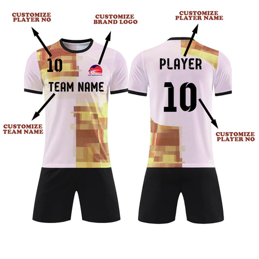 wholesale-custom-brown-white-soccer-uniform