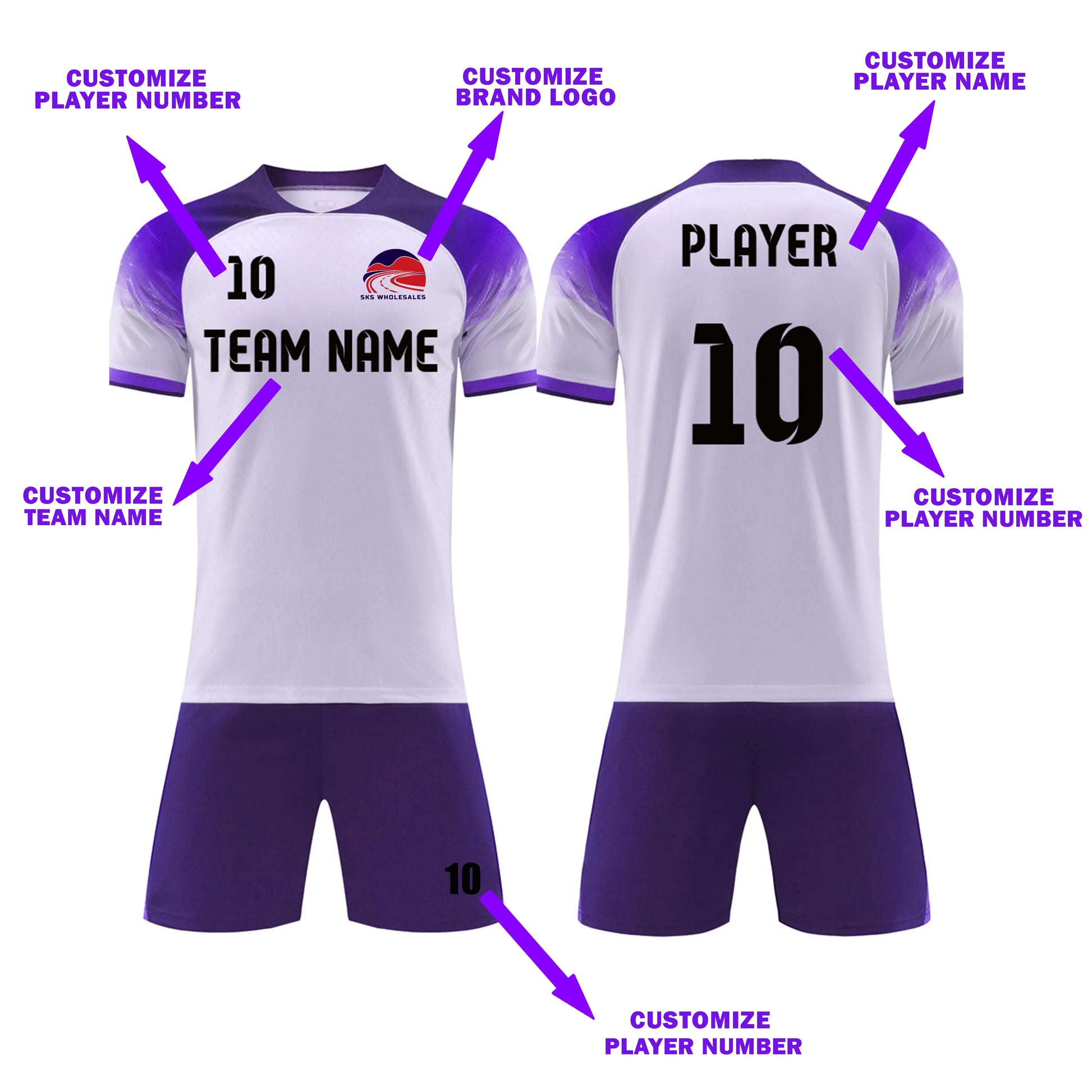 wholesale-custom-white-purple-soccer-uniform