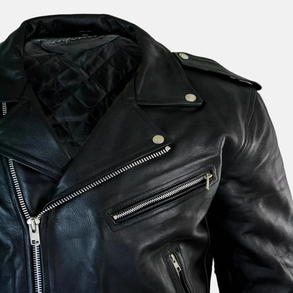 wholesale-genuine-leather-biker-jacket-close-up