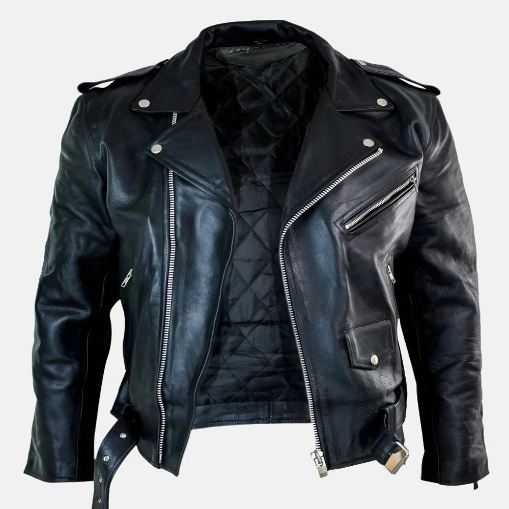 wholesale-genuine-leather-biker-jacket-open-front