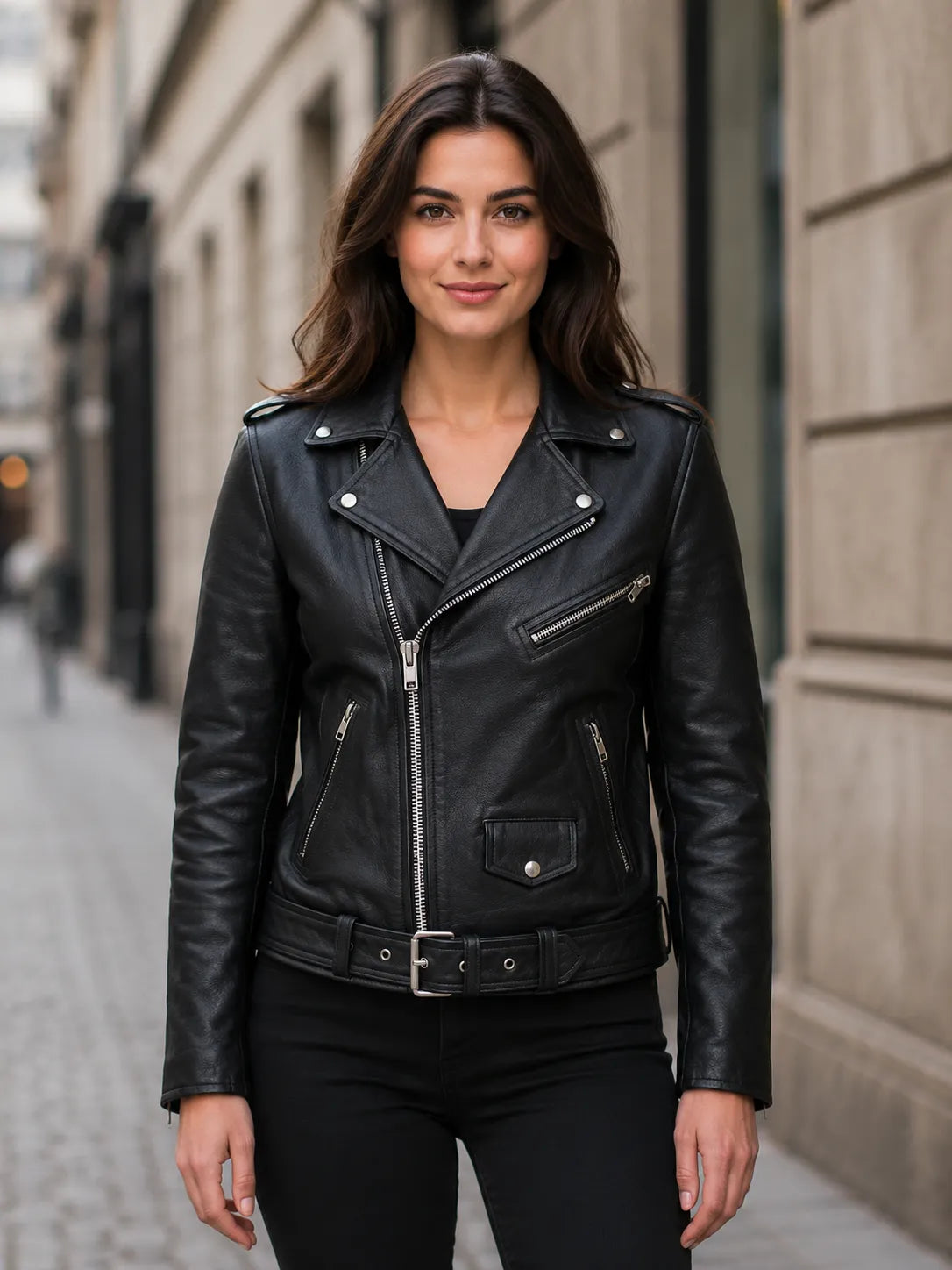 wholesale-genuine-leather-black-biker-jacket-closed-Women_10