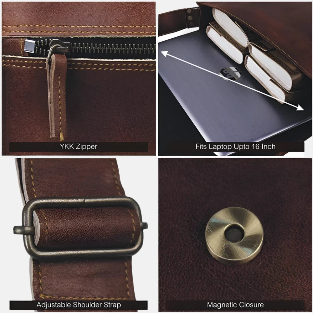 wholesale-leather-messenger-bag-features