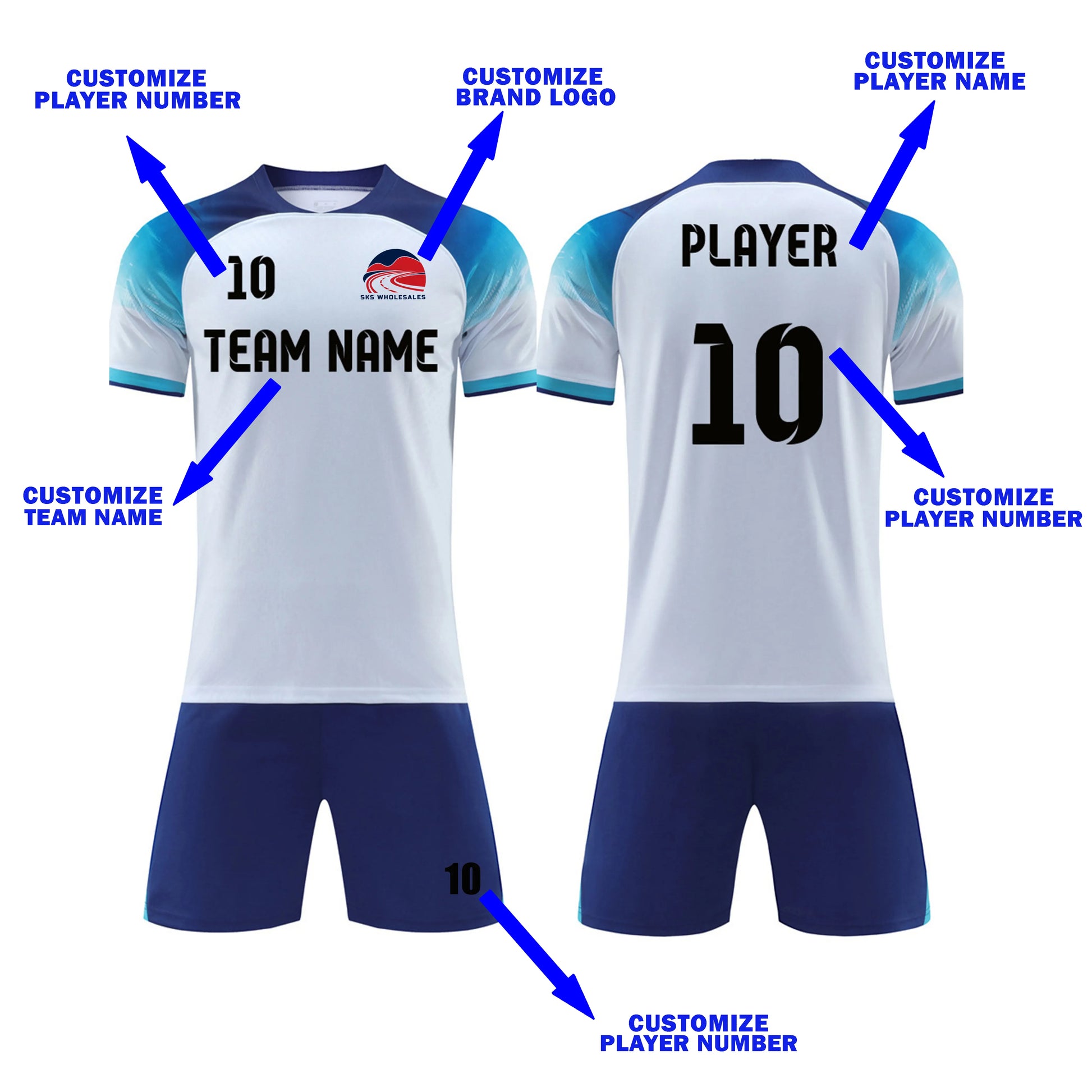 wholesale-white-and-blue-custom-soccer-uniform