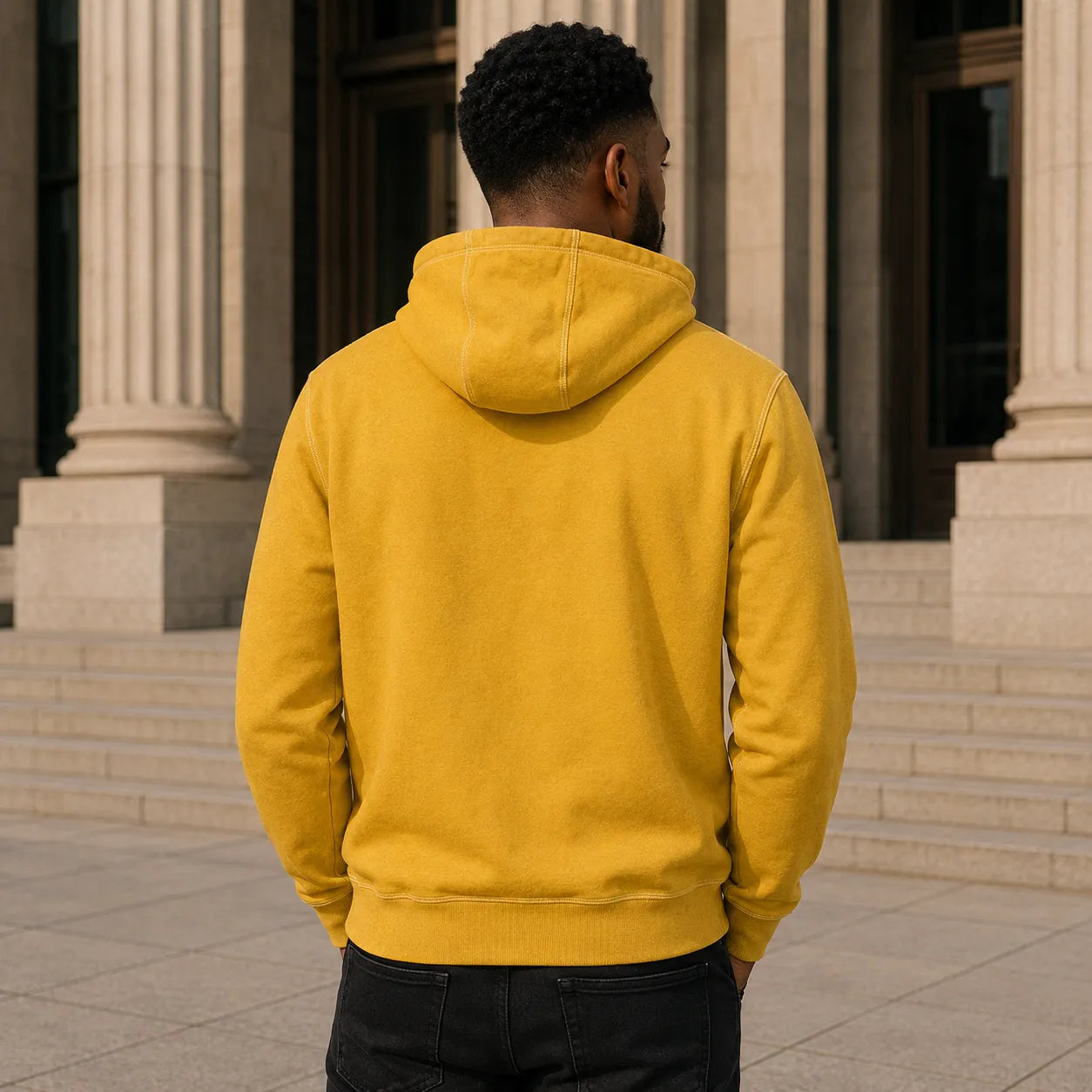 yellow-pullover-hoodie-Back-by-SKS